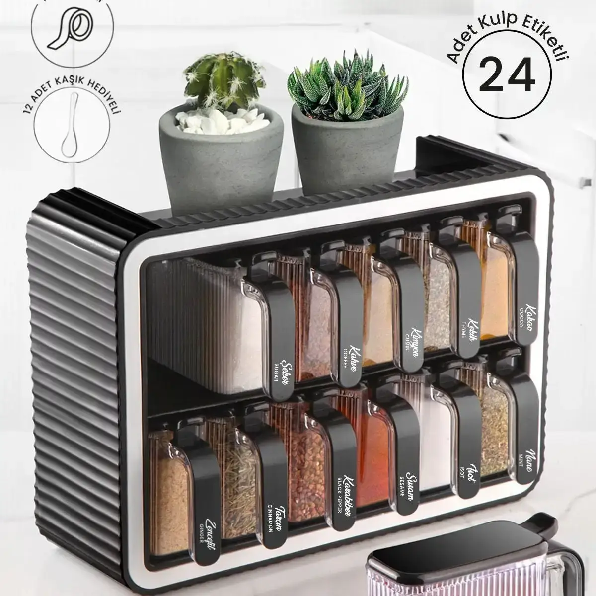 Bocaux avec cuillère