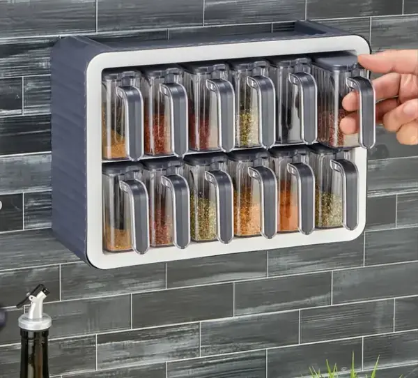 Bocaux à épices autocollants
